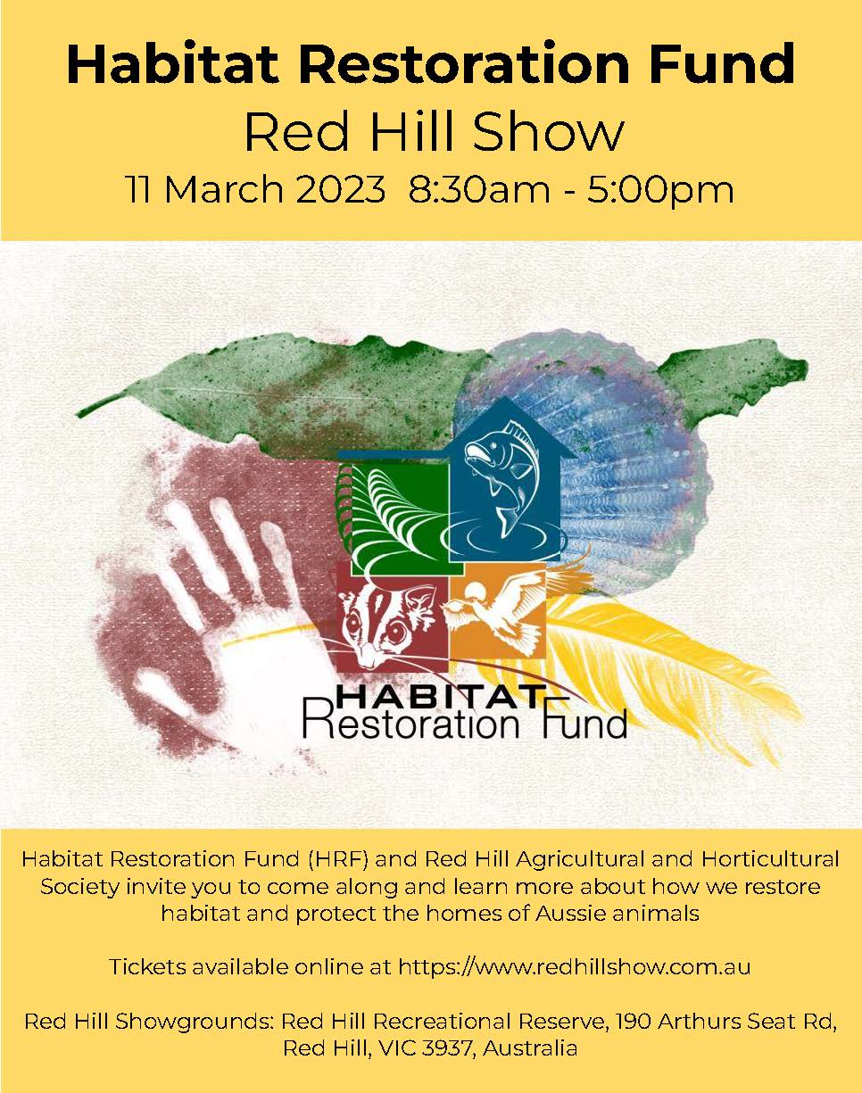 Red Hill Show – 11 March – Red Hill Recreational Reserve